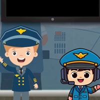 Free online flash games - 8B Pilot Cabin Escape