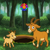 Free online flash games - Assist Mom Goat Rescue Infant