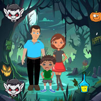 Free online flash games - Family Escaped Demon Land