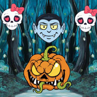 Free online flash games - G2R Skull  Confined In Monster Pumpkin