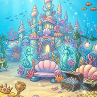 Free online flash games - Mermaid Treasure