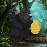 Free online flash games - Feed Hungry Unconscious Bear