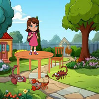 Free online flash games - Wow Girl Escaped Scorpions Surroundings