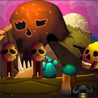 MirchiGames Skull Land Escape