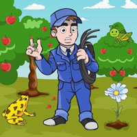 Free online flash games - Worker Lost The Toolbox
