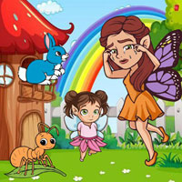 Free online flash games - Wow Save The Trapped Baby Fairy