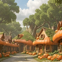 Free online flash games - Pumpkin Woods Escape