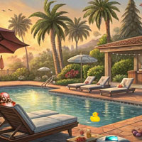 Free online flash games - Sunset Party