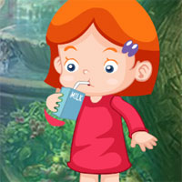 G4K Milk Drinking Girl Escape