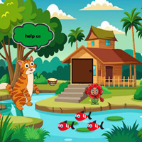 Free online flash games - Wow Liberate The Baby Cat