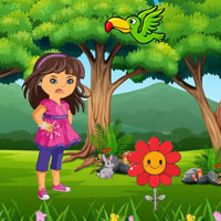 Free online flash games -  Lara Find Her Magical Bag