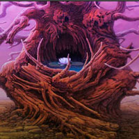 Fantasy Forest Oldman Escape HTML5