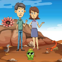 Free online flash games - Couple Stranded Mid Of Desert