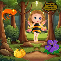Free online flash games -  Honeybee Queen Find Crown