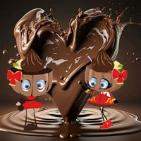 Free online flash games - BIG Pair of Chocolates Escape