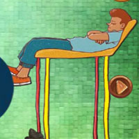Free online flash games - 8B Find Sleepy Man Hames