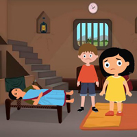 Free online flash games - Wow Kids Out From Grandma House