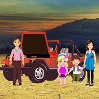 Free online flash games - Desert Vacation People Escape