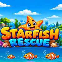 Free online flash games - Big Starfish Rescue