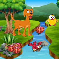 Free online flash games - BIG Dog Attains The House