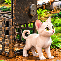 Free online flash games - Free the Captured Kitten