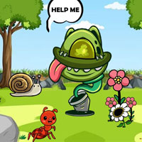 Free online flash games - Wow Frog Inside Enchanted Plants