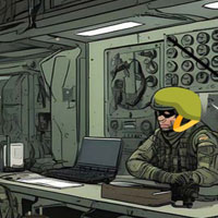 Free online flash games - Military Base Escape