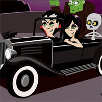 Addams Family Halloween Racecargamesonline