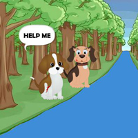 Free online flash games - Wounded Dog Meet Girlfriend