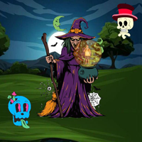 Free online flash games - Man Trapped Dangerous Witch Magic
