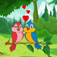 Free online flash games - Love Bird Jungle Escape