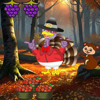 Free online flash games - BIG Grandpa Turkey Rescues Granny