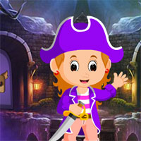 Games4King Pirate Girl Escape