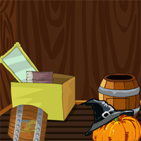 GenieFunGames Billy Halloween Pumpkin House Escape