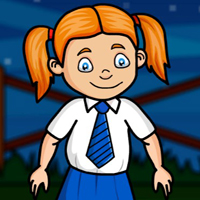 Free online flash games - G2J Rescue the School Girl from Park