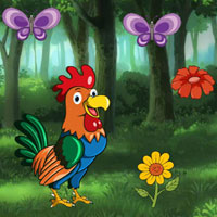 Free online flash games - Wow Rooster Save His Family