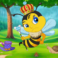 Free online flash games - Wow Honey Bee Queen Reaches Castle