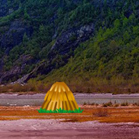 Wintry Mountain Lake Escape