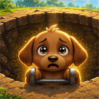 Free online flash games - Save the Puppy Beneath the Pit