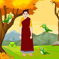 Free online flash games - Assist Flower Selling Grandma