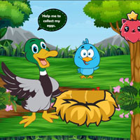 Free online flash games - Wow Duck Collect Stolen Eggs