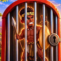 Free online flash games - Unlock the Fierce Zulu Warrior Cage