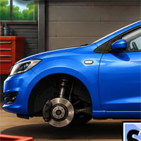 Free online flash games - Find the Car Bottle Jack and Wheel