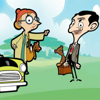 Free online flash games - Mr Bean Car Hidden Letters CarGamesOnline
