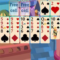 Free online flash games - Ali Baba Solitaire HtmlGames