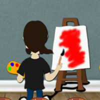 Free online flash games - 8B Find Creative Artist Lyna Escape