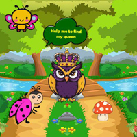 Free online flash games - Wow King Find The Queen Owl