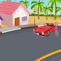Games4Escape Girl Escape With Car