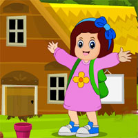 Games4King Happy School Girl Escape