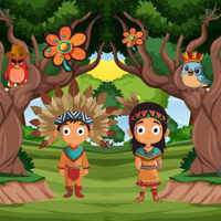 Free online flash games - Wow Tribal Kids Reaches The Hut